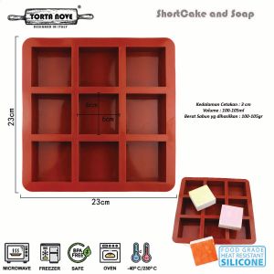 Cetakan silikon kue SHORTCAKE Cetakan cake bolu mousse cake pudding es coklat roti cheesecake sabun