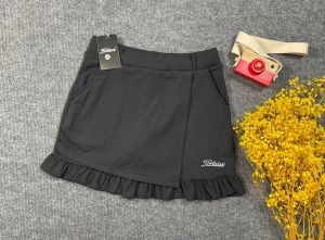 V003 - Váy tennis đắp tà đuôi cá 2 lớp thể thao tập gym yoga golf vải thun poly 2 da siêu cấp
