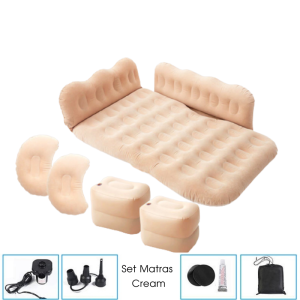 Matras Kasur Angin Tempat Tidur Mobil Deluxe Set Car Travel Inflatable Bed