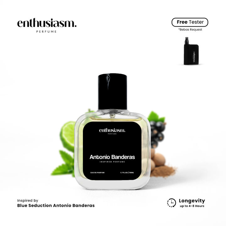 Enthusiasm Perfume - Inspired Perfume Bleu Seduction Eau de Parfum 50ml - 30ml - 10ml - Parfum Wanita Pria Unisex Tahan Lama Murah