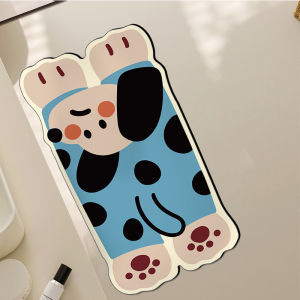 Cartoon Bathroom Mat Absorbent diatom mud Non-slip Mat Toilet Dirt-resistant Wear-resistant Toilet Seat U Type Pad