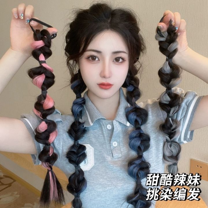 【QWE】Tipping bubble braid wig braid natural boxing braid lantern braid ...