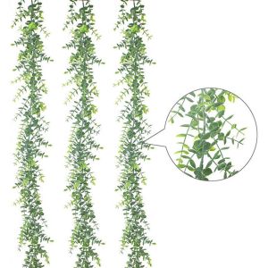 1.8Meter Daun Rambat Artificial Untuk Hiasan Pagar  Dekorasi Dinding Rumah Dinding Tembok Bunga Taman Cafe