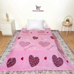 Akiko - Selimut Bulu Sutra Halus Lembut 180x200 Motif