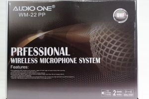 Audio One WM-22 PP Microphone Wireless Profesional UHF dengan Garansi Resmi - Glodok Audio Store