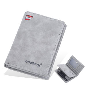Baellerry New Men Wallets High Quality Brand Card Holder Short Male Purses Zipper Coin Pocket Large Capacity Mens Wallet2026