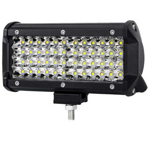 (Dikirim Dari Jakarta) 2PCS Lampu LED Offroad 120W 7Inch - Super Terang 6000K 12V/24V Lampu Sorot Motor Mobil 36 Mata 3 Susun (Untuk Spot/Banjir)