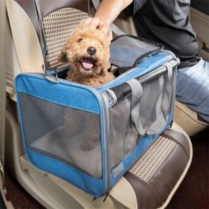 GBDSVD Oxford Cloth Cat Carrier Handbag Breathable Soft Sided Pet Carrying Bag Portable Large Capacity Cat Transport Bag for Dogs Cats Guinea Pigs