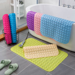 [SG FAST SHIPPING] Bathroom Floor Mat Odorless Non-Slip Shower Bath Mat With Suction Cup Anti Slip