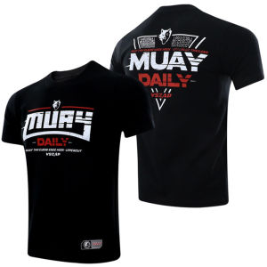 [Local Stock] VCC Mens T Shirts Outdoor Muay Thai Workout Clothing Fashion Quick Dry Breathable Gym T-shirt Man Casual O-neck Short Sleeve Tops