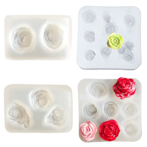 Flower Silicone Molds for Soap Making Chocolate Candy Fondant Cake Decoration Epoxy Resin Silicone Molds