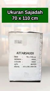 SEJADAH TERBARU ATTAR SAUDI TEBAL DAN LEMBUT ukuran dewasa 70 X 110 cm bahan beludru SPIEGEL///COD