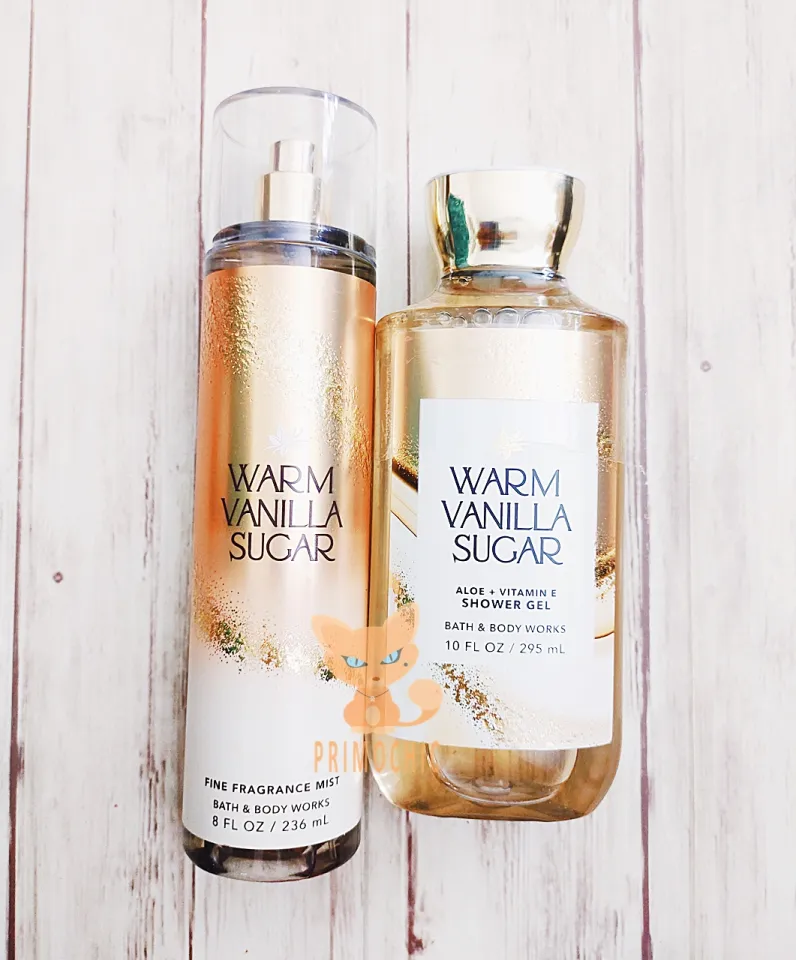 Warm Vanilla Sugar Bath Body Works Fragrance Mist Shower Gel