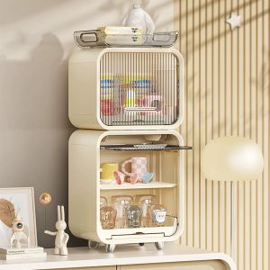 Bottle Storage Rack Baby Table Bedroom Home Drain Rack Baby Tableware Multifunctional Cup Dustproof