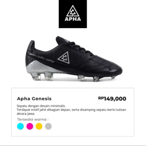 SEPATU BOLA APHA GENESIS FG SEPATU DEWASA BISA COD GRATIS ONGKIR