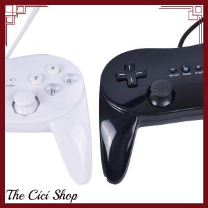 [The Cici Shop] ตัวควบคุมเกมแบบมีสายคลาสสิกใหม่จอยสติ๊กระยะไกลสำหรับ NS Wii second-generation