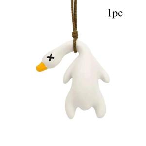 1pcs Funny Color-Changing Roast Duck Pendant DIY Cartoon for Car Keychain Decoration Bag Accessories Gift