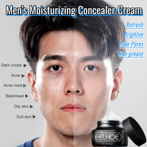 Men’S Moisturizing Concealer Cream Non-greasy Refresh Brighten Hide Pores Lazy Cream