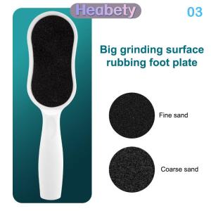 Heabety  Pedicure Foot Care Tools Foot File Rasps Callus Dead Foot Skin Care Remover Sets Professional Two Sides