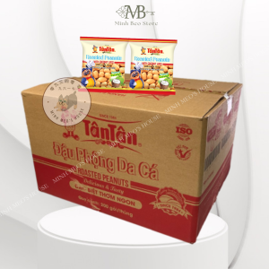 Thùng 200 gói x 16g Đậu Phộng Nước Cốt Dừa Tân Tân Peanuts With Coconut