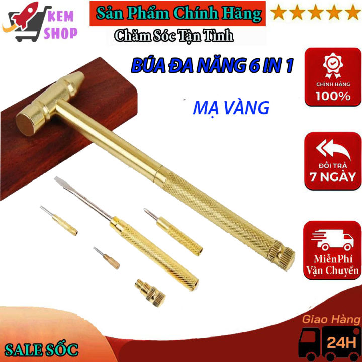 Búa Mini Đa Năng 6 Trong 1 Sáu Trong 1 Có Thể Sử Dụng Như Tua Vít, Sửa ...