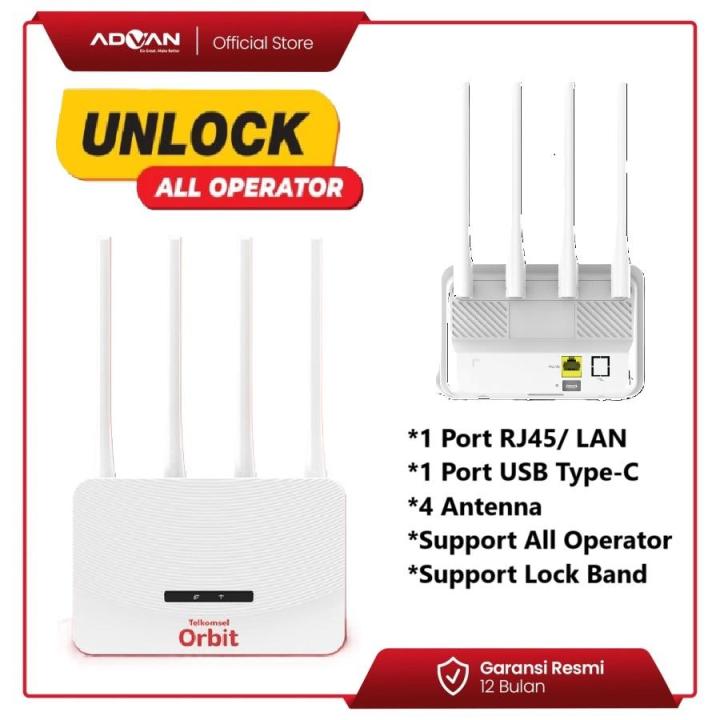 ADVAN CPE V1 PRO Orbit Star A2 MODEM + WIFI + ROUTER 4G LTE UNLOCK ALL ...