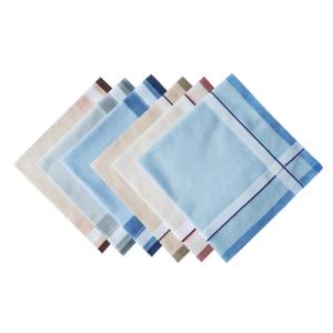 6PCS Set Cotton Mens Handkerchiefs Elegant And Comfortable Cotton Handkerchief 40cm For Business Meetings And Daily Use