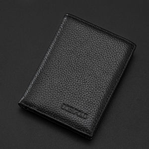 Lesen Memandu Kulit Sarung Kulit Lesen Memandu Dom Lelaki Beg Kad Bersepadu Dua Dalam Satu Kulit Lapisan Pertama Beg Kad Pelbagai Fungsi