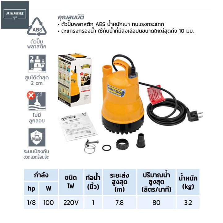 MITSUBISHI ปั๊มน้ำ / ไดโว่ / ปั๊มแช่ / ปั๊มจุ่ม / ปั๊มน้ำพุ ขนาด 1 นิ้ว ...