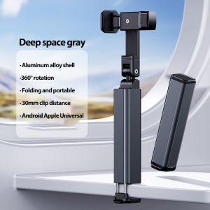 FONKEN Airplane Phone Holder Adjustable Phone Stand for Travel Selfie Rotating Desk Clamp Portable Foldable Universal Mount