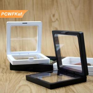 【PCWFKef】 Trắng trong suốt treo hiển thị trường hợp hộp đồ trang sức vòng cổ lưu trữ chủ