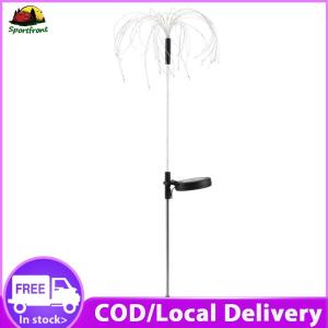 Waterproof Solar Fireworks Lights 2Pcs Outdoor Garden Fairy Light Starburst Decoration for Outdoor Spaces