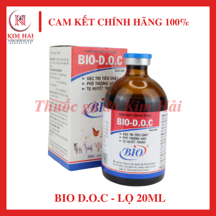 D.O.C của Bio-[lọ 100ml]-phòng và đặc trị thương hàn,tụ huyết trùng ...