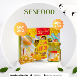 Hộp 6 hũ Yến Sen chưng mật ong 30% yến 70ml
