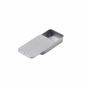 TEN Multi Size Sliding Lid Tin Box Metal Rectangular Small Size Push-Pull Tin Box Small Organizer Slide Top Storage Tin Box Candy Storage