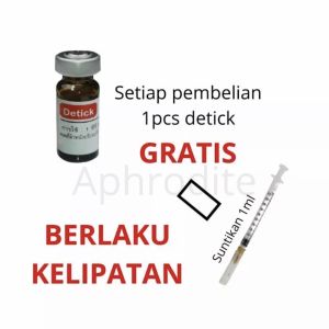 DETICK OBAT KUTU TETES KUCING ANJING AMPUH 1ML 2ML 3ML ORIGINAL MEMBASMI KUTU DAN TELUR PADA KUCING