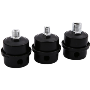 2Pcs Air Compressor Intake Sound Muffler Replacement Repair Noise Muffler for Generators Blowers Exhaust Ports