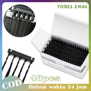 40pcs 6D Klip Sambung Rambut No-Trace Hair Extensions Tool Untuk 6D Hair Extension 2nd Generation