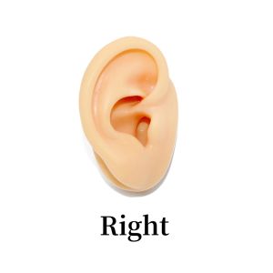 Soft Silicone Ear Model Earring Display Tattoo Practice Jewelry Display Professional Practice Piercing Tools [COD][Ready Stock]