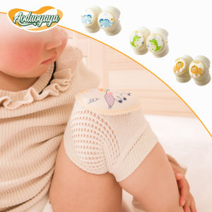 Aoduoyaya Cartoon Baby Knee Pad Cotton Breathable Newborn Crawling Knee Protector Anti Fall Kids Knee Pads