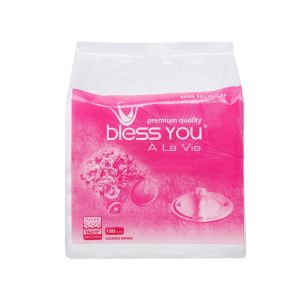 Combo 5 gói khăn giấy rút Bless You khổ lớn 100 tờ mịn daihàng chính hãng/khăn giấy ăn/khăn giấy vệ sinh