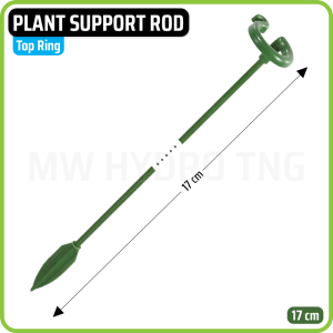 Plant Support Rod with Top Ring - 3 mm Solid Fiberglass | Tiang Penyangga Penopang Tanaman