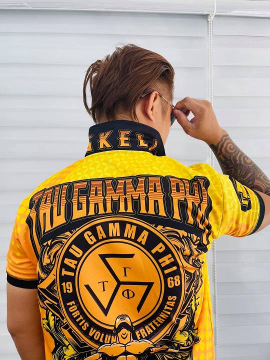 Full Sublimation Tau Gamma Shirt TRISKELION FULL SUBLIMATION POLO - Main Image