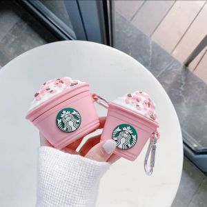 Silikon Lucu Case AirPods PRO 1 2 Gen 1 2 3 3D Stella Lou Kuromi Motif Starbucks Disney Super Hero Iron Man Korea Karakter Keren Kaws Kartun Silicone Earpods Inpods Earphone Softcase Pouch Cover