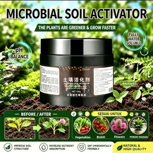 ✨SG STOCK✨ Soil Activator Potassium Fulvate Microbial Fertilizer Loosen Soil Boost Root GrowthGemburkan Tanah Keras Fertilizer Booster Sayur & Bunga