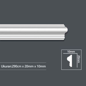 Lis Moulding Dinding / List Border Profil Wall Moulding / List profil PVC Dinding / Molding Panel Panjang 2.9 mtr Lebar 2cm 4cm 6cm dan 8cm / Wallmoulding PVC