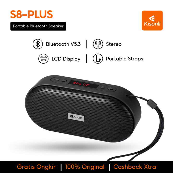 KISONLI Speaker Bluetooth Mini TWS S8-PLUS Wireless BT Speaker Portable ...