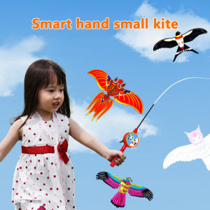 Eixiu คันเบ็ดว่าวขนาดเล็กแบบไดนามิกอุปกรณ์เสริมสำหรับว่าวเข็มขัดหดได้คันเบ็ดตกปลาเบรคมือแบบย้อนกลับ