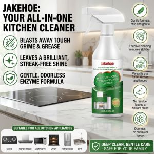 Multi Purpose Kitchen Appliance Cleaner Gentle Cleaning Spray Grease Remover for Stove Range Hood Microwave Oven Refrigerator Sink Countertop Daily Home Care 100ml