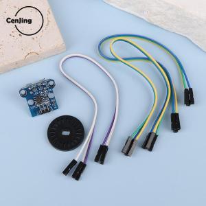 💖【Special price】💖Cjing โมดูลเซนเซอร์วัดความเร็วคู่ HC-020K 1ชุดพร้อมชุดเข้ารหัสโฟโตอิเล็กทริกสำหรับ Arduino